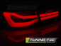 Preview: LED Lightbar Design Rückleuchten für BMW 3er F30 Limousine 11-15 rot